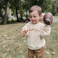 Cream ‘Gameday’ Crewneck Sweatshirt