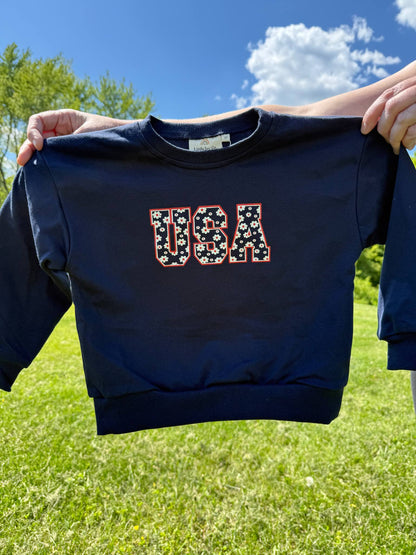 USA Daisy Crewneck Sweatshirt - more colors