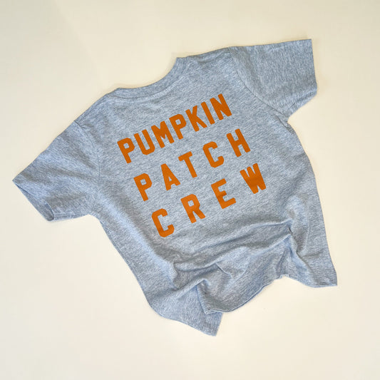 Pumpkin Patch Crew Classic Child Tee - Burnt Orange Design