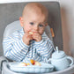 The Grayson Long Sleeve Bib - Brush Stripes