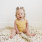 Yellow Bow Pointelle Tank Bodysuit