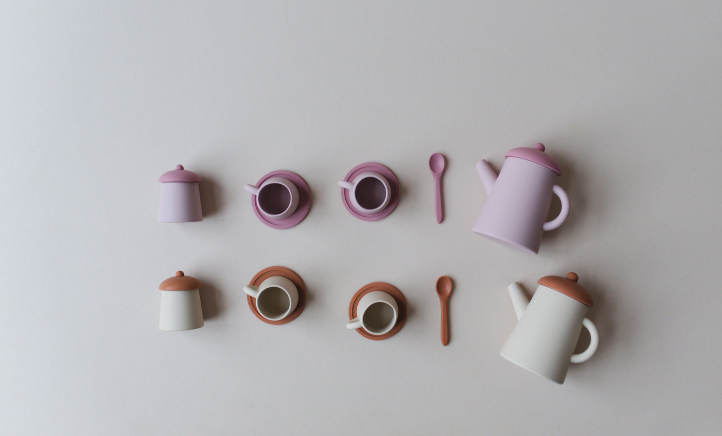 9pc Silicone Tea Set Toy