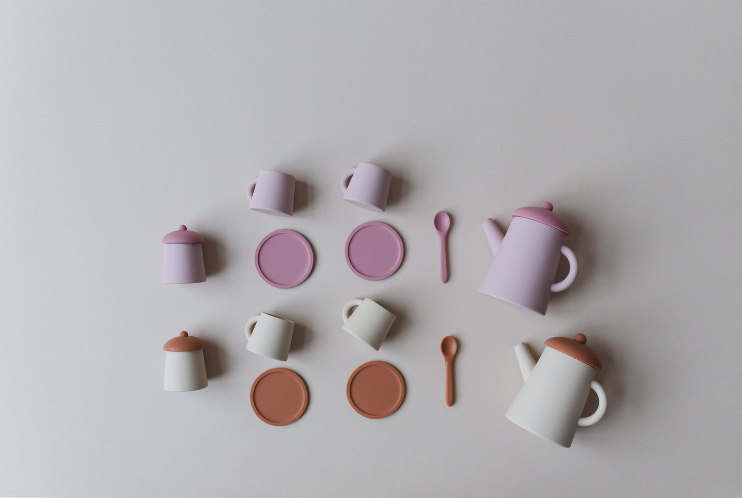 9pc Silicone Tea Set Toy