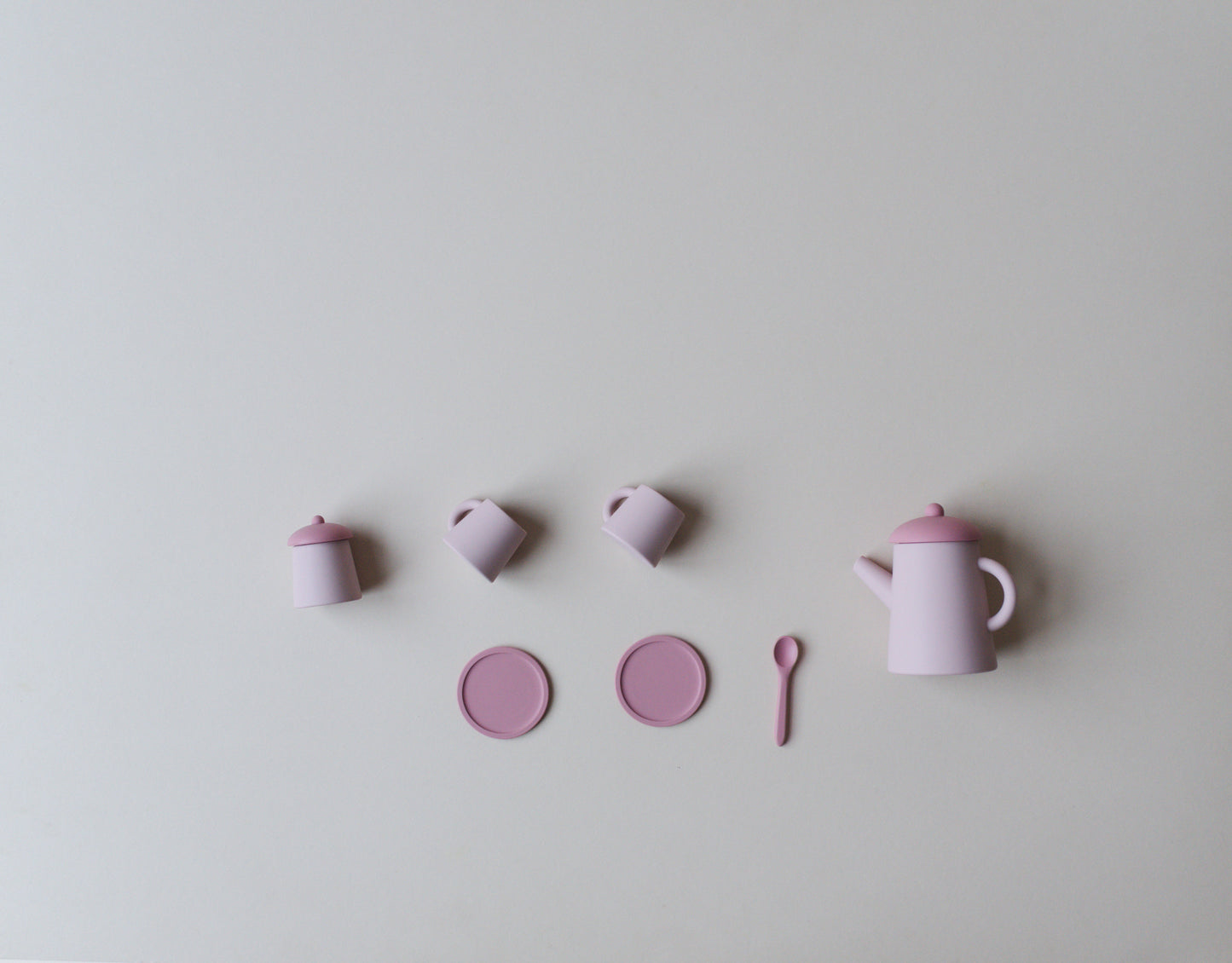 9pc Silicone Tea Set Toy