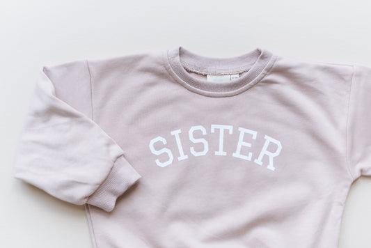 Sweatshirt mit Rundhalsausschnitt für Schwester