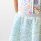 Aqua Sequin Twirl Skort