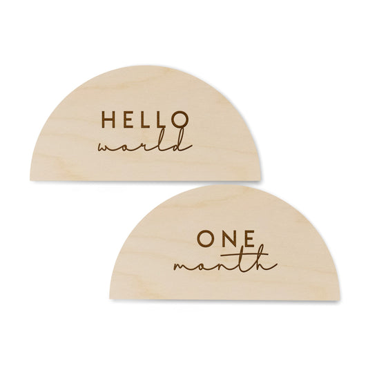 Arch Birth Milestone Card