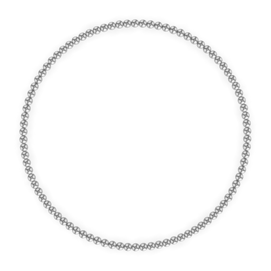 2 mm Silver Ball Bracelet