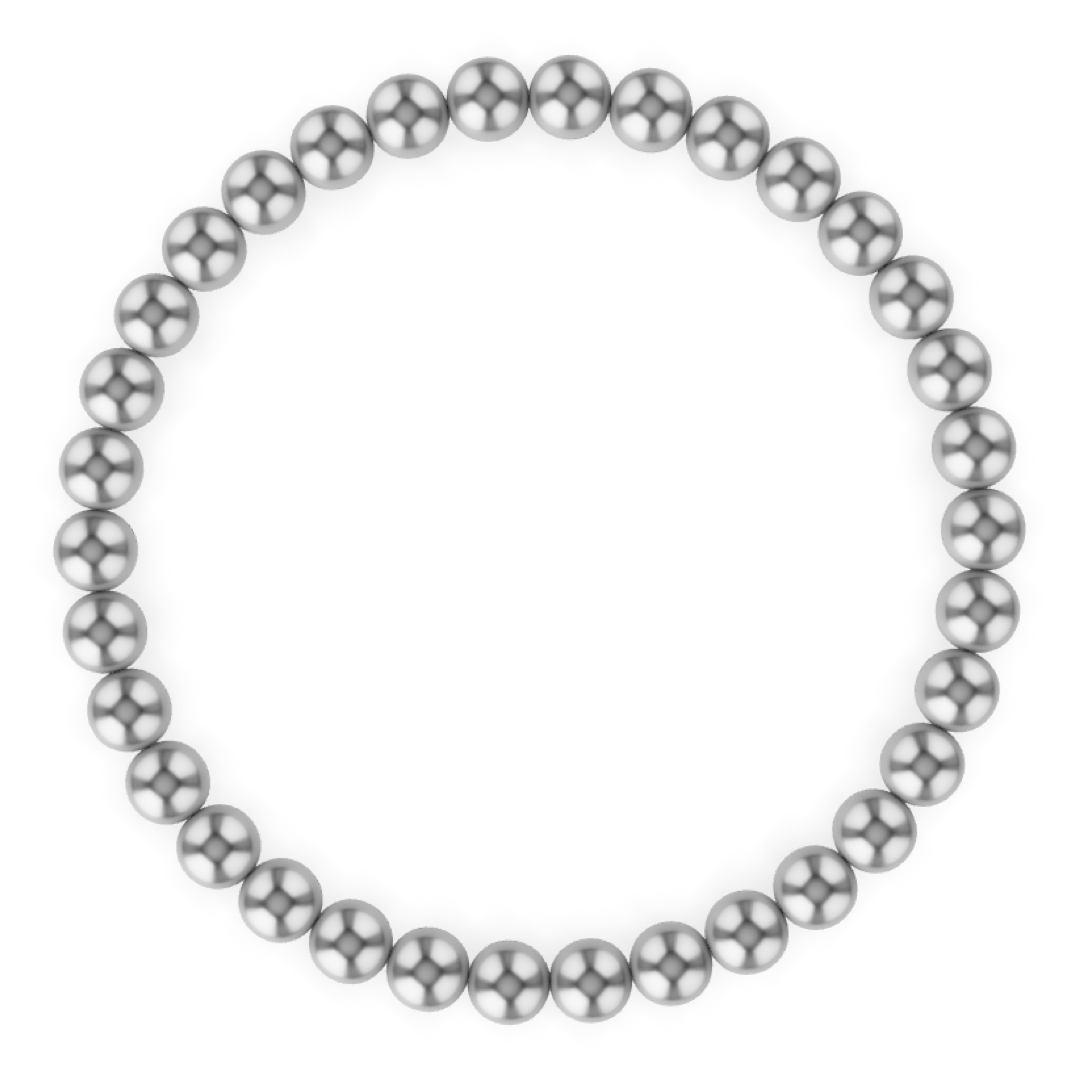 5MM Silver Ball Bracelet