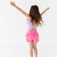 Berry Pink | Ruffle Bum Runner Shorts