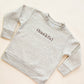 Thankful Embroidered Original Child Sweatshirt