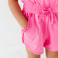 Berry Pink | Ruffle Romper