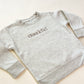 Thankful Embroidered Original Child Sweatshirt