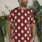 Men's Short Sleeve Pajamas | Vintage Santa