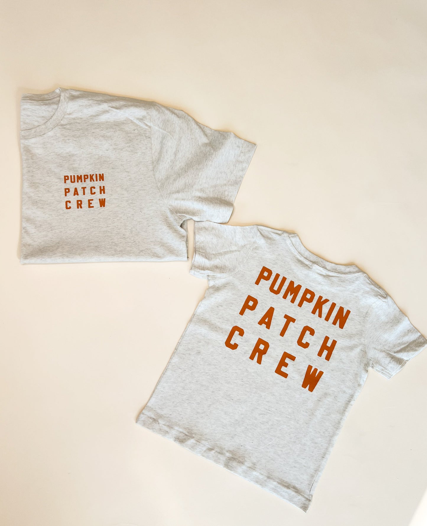 Pumpkin Patch Crew Classic Child Tee - Burnt Orange Design