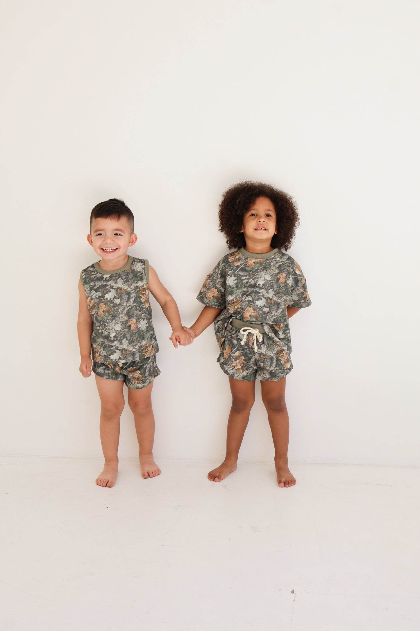 Camo Shorts Set