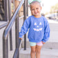 Pastel Gingham Jack O'Lantern Crewneck Sweatshirt or Romper