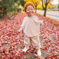 Kids Waffle Jogger Two Piece Set
