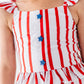 Spangled Stripes | Star Button TWO-PIECE