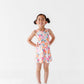 Poppy Floral | Twisty Back Dress (with detached shorts!)