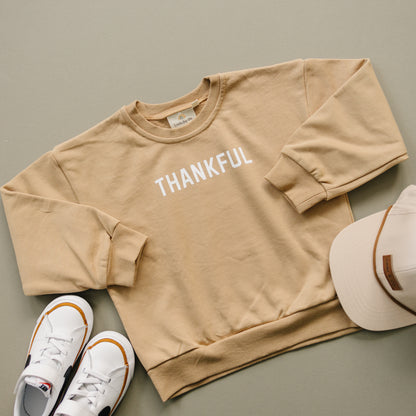 Dankbares Rundhals-Sweatshirt