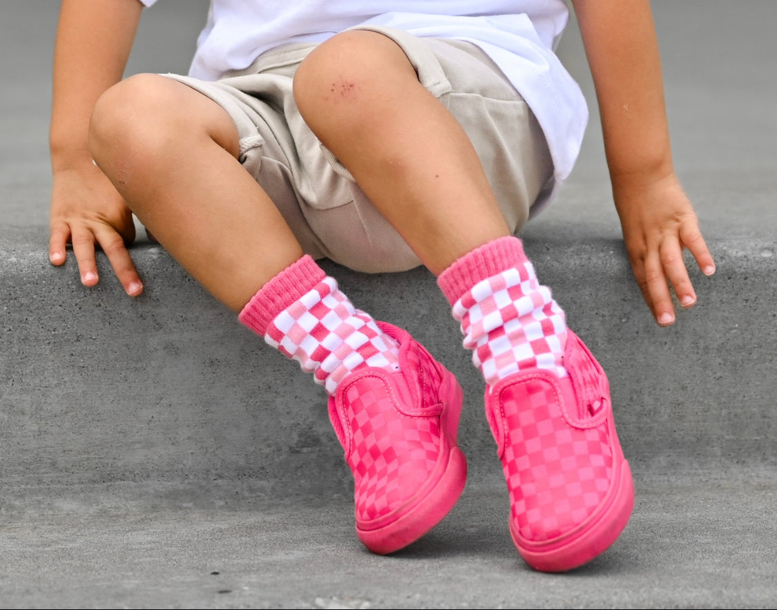 Pink Checkered