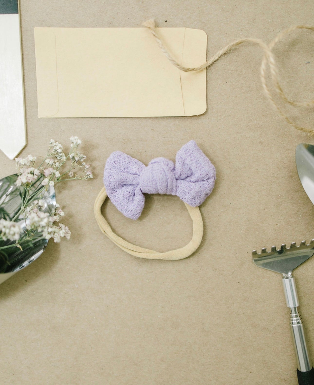 Lavender Waffle Knot