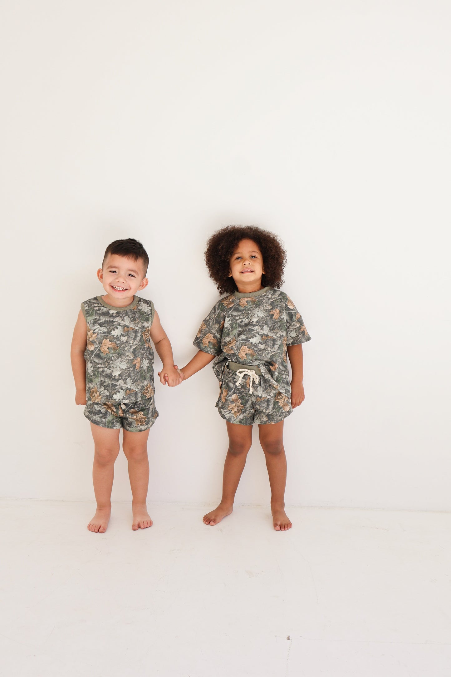 Camo Shorts Set