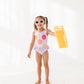 Smilies + Check: Ruffle Skirt ONE-PIECE