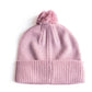 Pink Smiley Pom Pom Hat