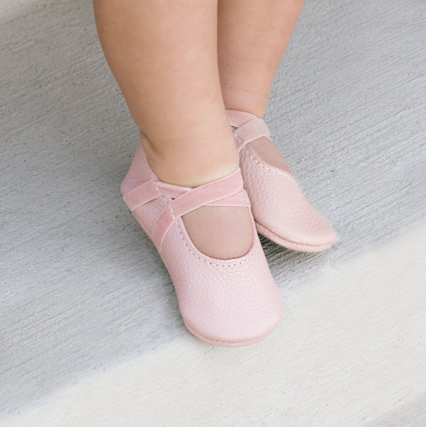 Blush Ballet Slipper Baby Shoe