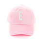 Light Pink Letter Baseball Hat
