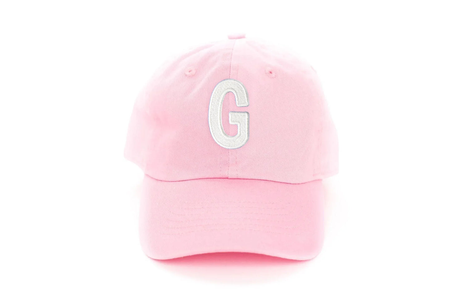 Light Pink Letter Baseball Hat