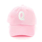 Light Pink Letter Baseball Hat