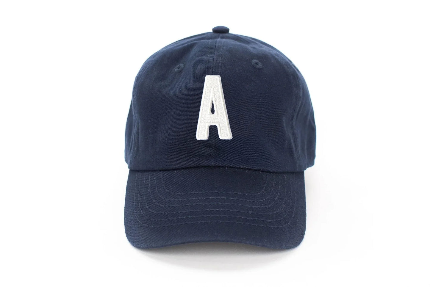 Navy Blue Letter Baseball Hat