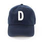 Navy Blue Letter Baseball Hat