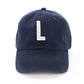 Navy Blue Letter Baseball Hat