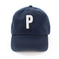 Navy Blue Letter Baseball Hat