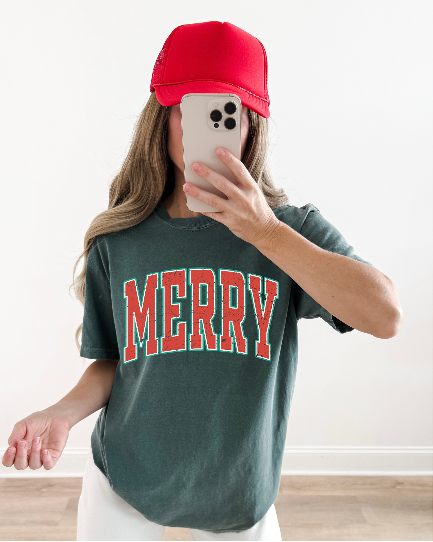 Merry Varsity Tee
