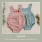 BLANK Organic Cotton Muslin Bubble Romper - more colors