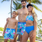 Indigo Flamingo Trunks MENS