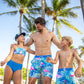 Indigo Flamingo Trunks MENS