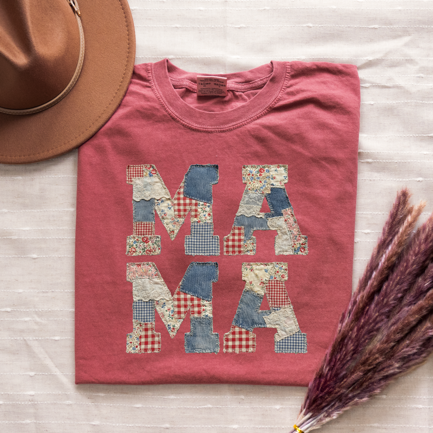 Comfort Colors Americana Quilted Mama Tee - choose your color