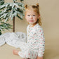 Tied with a Bow Christmas 2pc Henley Bamboo Pajamas