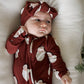 Bamboo Zip Pajamas | Vintage Santa