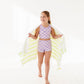 Violet Check: Boy Shorts TWO-PIECE