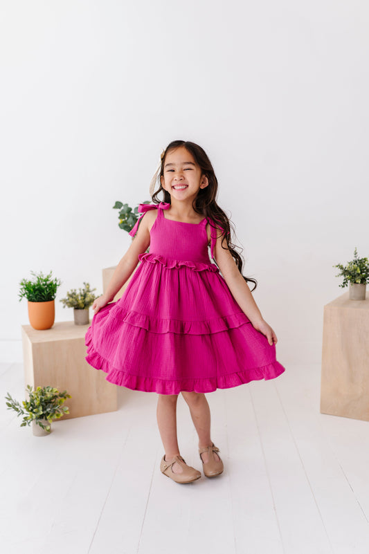 Violet Tulip | Ruffle Strappy Twirl Dress