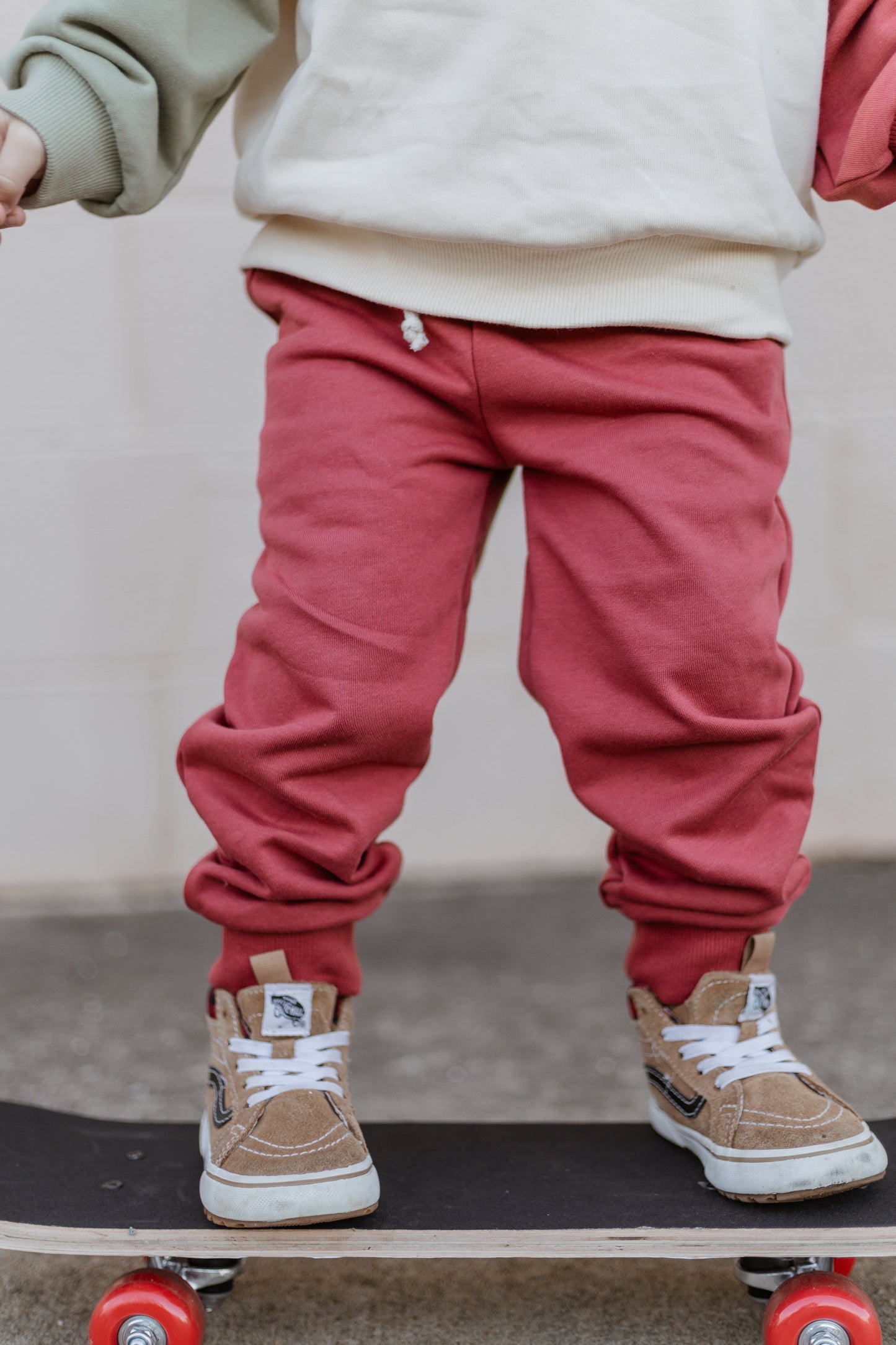 Custom Embroidered Christmas Colorblock Sweatshirt or Romper - Santa Hat