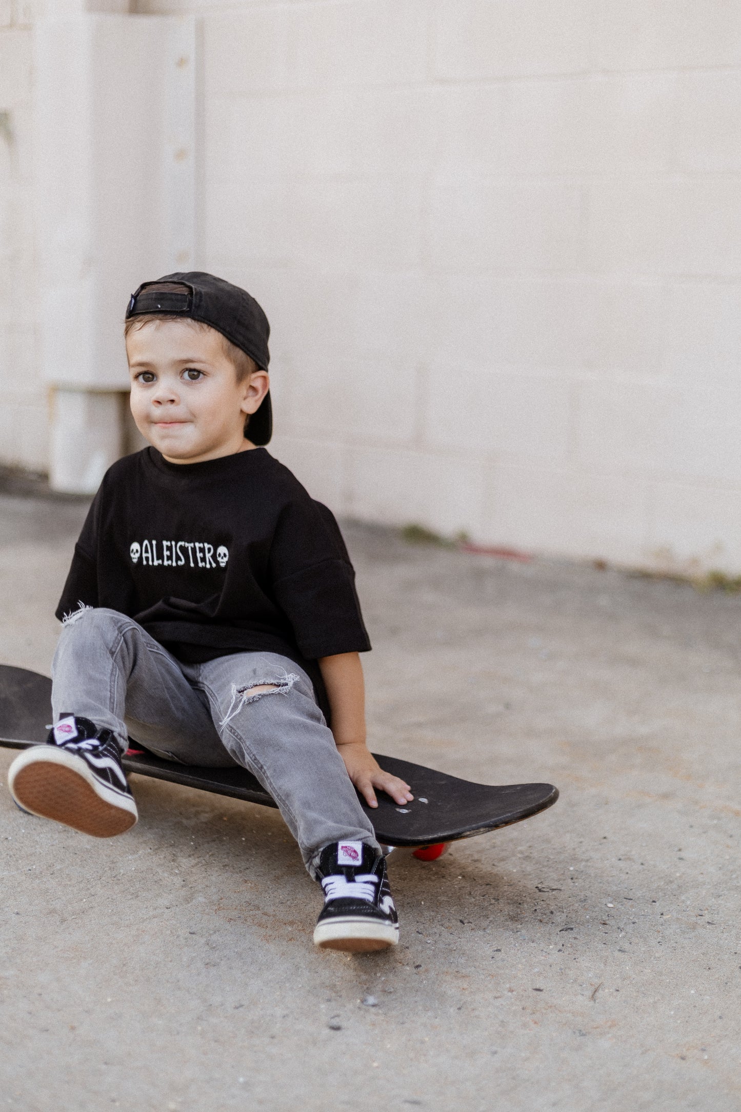 Custom Embroidered Black Halloween Tee, Sweatshirt or Bubble Romper