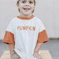 Colorblock Pumpkin Oversized Tee or T-Shirt Romper